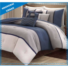 6 Piece Patchwork Style Polyester Comforter Set